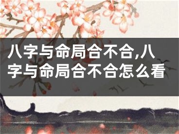 八字与命局合不合,八字与命局合不合怎么看