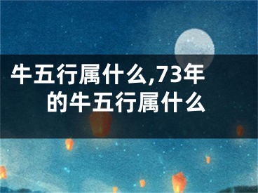 牛五行属什么,73年的牛五行属什么