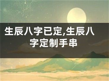 生辰八字已定,生辰八字定制手串
