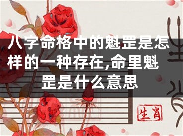 八字命格中的魁罡是怎样的一种存在,命里魁罡是什么意思