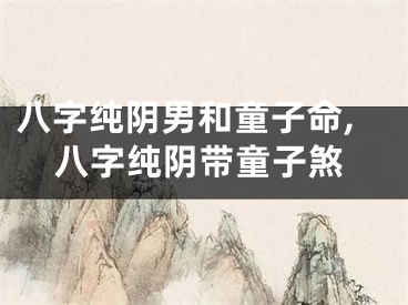 八字纯阴男和童子命,八字纯阴带童子煞