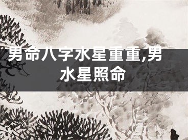 男命八字水星重重,男水星照命