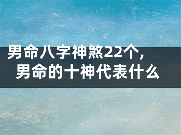 男命八字神煞22个,男命的十神代表什么