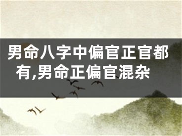 男命八字中偏官正官都有,男命正偏官混杂