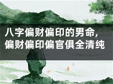 八字偏财偏印的男命,偏财偏印偏官俱全清纯