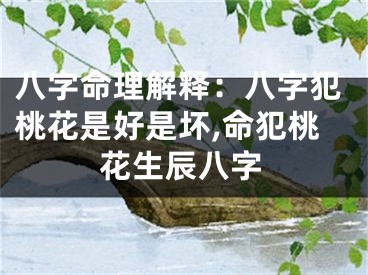 八字命理解释：八字犯桃花是好是坏,命犯桃花生辰八字