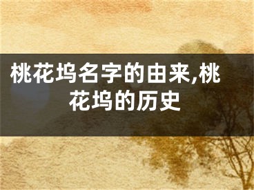 桃花坞名字的由来,桃花坞的历史