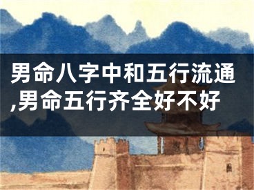 男命八字中和五行流通,男命五行齐全好不好