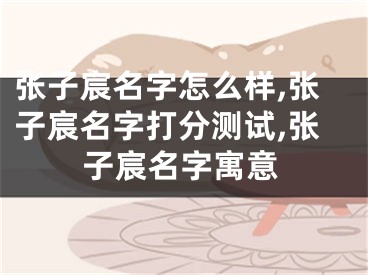 张子宸名字怎么样,张子宸名字打分测试,张子宸名字寓意