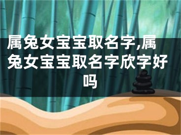 属兔女宝宝取名字,属兔女宝宝取名字欣字好吗
