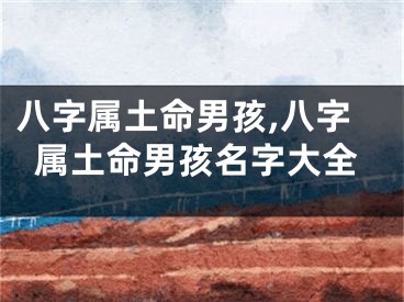 八字属土命男孩,八字属土命男孩名字大全