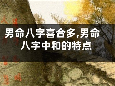 男命八字喜合多,男命八字中和的特点