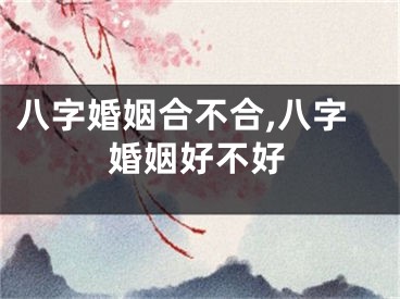 八字婚姻合不合,八字婚姻好不好