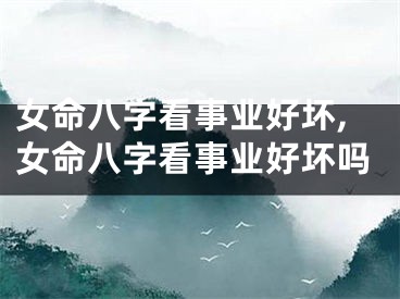 女命八字看事业好坏,女命八字看事业好坏吗
