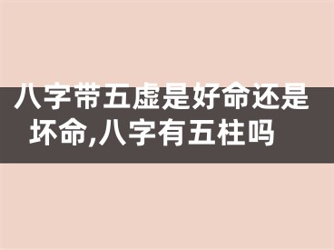 八字带五虚是好命还是坏命,八字有五柱吗