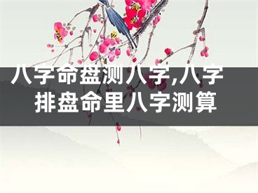 八字命盘测八字,八字排盘命里八字测算