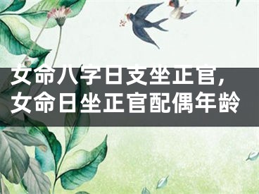 女命八字日支坐正官,女命日坐正官配偶年龄
