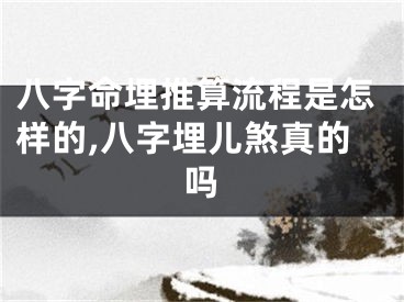 八字命埋推算流程是怎样的,八字埋儿煞真的吗