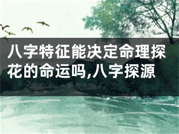八字特征能决定命理探花的命运吗,八字探源