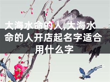 大海水命的人,大海水命的人开店起名字适合用什么字