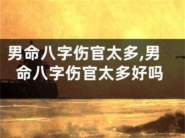 男命八字伤官太多,男命八字伤官太多好吗