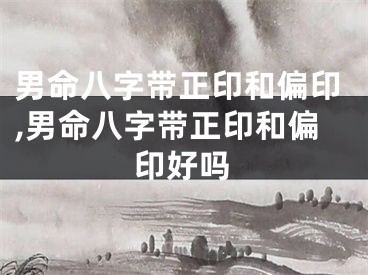男命八字带正印和偏印,男命八字带正印和偏印好吗