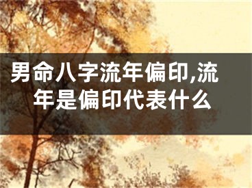 男命八字流年偏印,流年是偏印代表什么