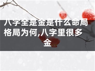 八字全是金是什么命局格局为何,八字里很多金