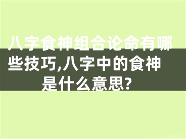 八字食神组合论命有哪些技巧,八字中的食神是什么意思?