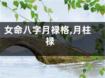 女命八字月禄格,月柱 禄