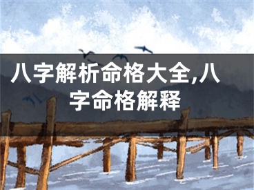 八字解析命格大全,八字命格解释