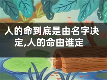 人的命到底是由名字决定,人的命由谁定