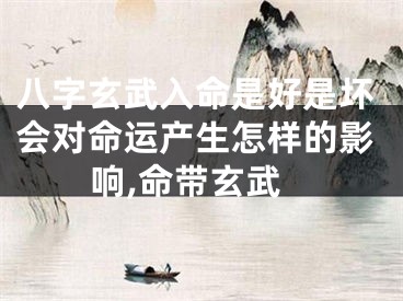 八字玄武入命是好是坏会对命运产生怎样的影响,命带玄武