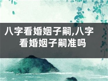 八字看婚姻子嗣,八字看婚姻子嗣准吗