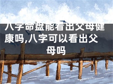 八字命盘能看出父母健康吗,八字可以看出父母吗