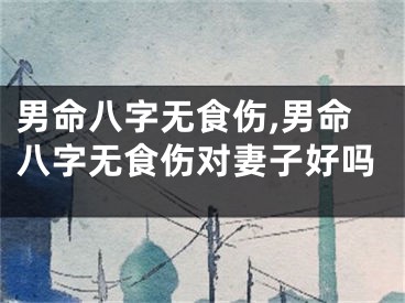男命八字无食伤,男命八字无食伤对妻子好吗