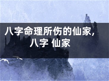 八字命理所伤的仙家,八字 仙家