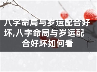 八字命局与岁运配合好坏,八字命局与岁运配合好坏如何看