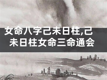 女命八字己未日柱,己未日柱女命三命通会
