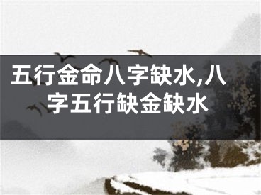五行金命八字缺水,八字五行缺金缺水