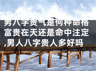 男八字贵气是何种命格富贵在天还是命中注定,男人八字贵人多好吗