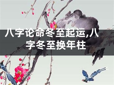 八字论命冬至起运,八字冬至换年柱