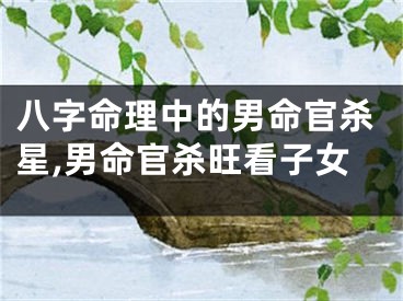八字命理中的男命官杀星,男命官杀旺看子女