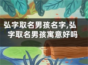 弘字取名男孩名字,弘字取名男孩寓意好吗