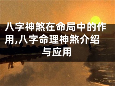 八字神煞在命局中的作用,八字命理神煞介绍与应用