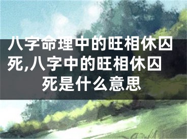 八字命理中的旺相休囚死,八字中的旺相休囚死是什么意思