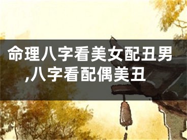 命理八字看美女配丑男,八字看配偶美丑