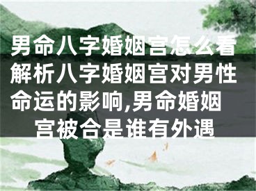 男命八字婚姻宫怎么看解析八字婚姻宫对男性命运的影响,男命婚姻宫被合是谁有外遇