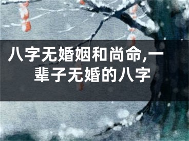 八字无婚姻和尚命,一辈子无婚的八字