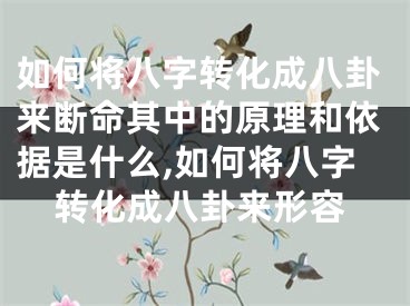 如何将八字转化成八卦来断命其中的原理和依据是什么,如何将八字转化成八卦来形容